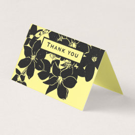 Tack för jasmin Flower-paketet med minikort Kort