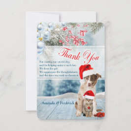 Tack för Julfest av husuppvärmning Kort