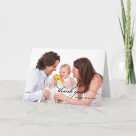 Tack för julfoto kort