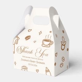 Tack för kaffebabyskor presentaskar