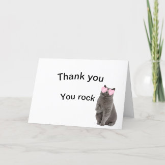 Tack för kattkortet "You Sten". Kort