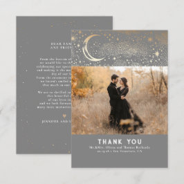 Tack för kelestial och mystisk stjärnbild kort