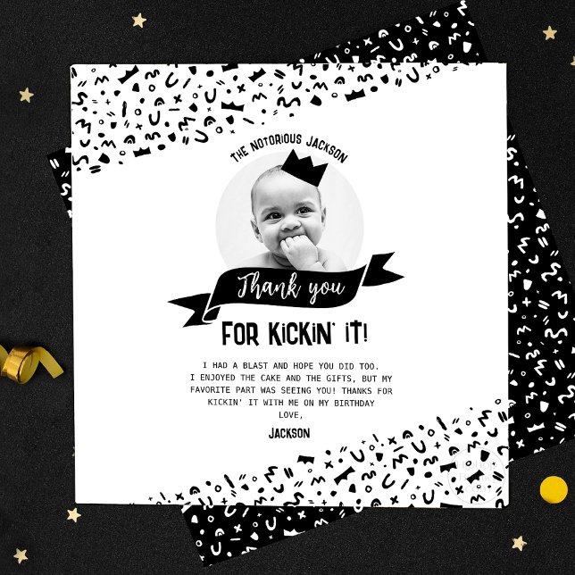 Tack för Kickin's med mig 90-talet Hip hop Kort (Skapare uppladdad)