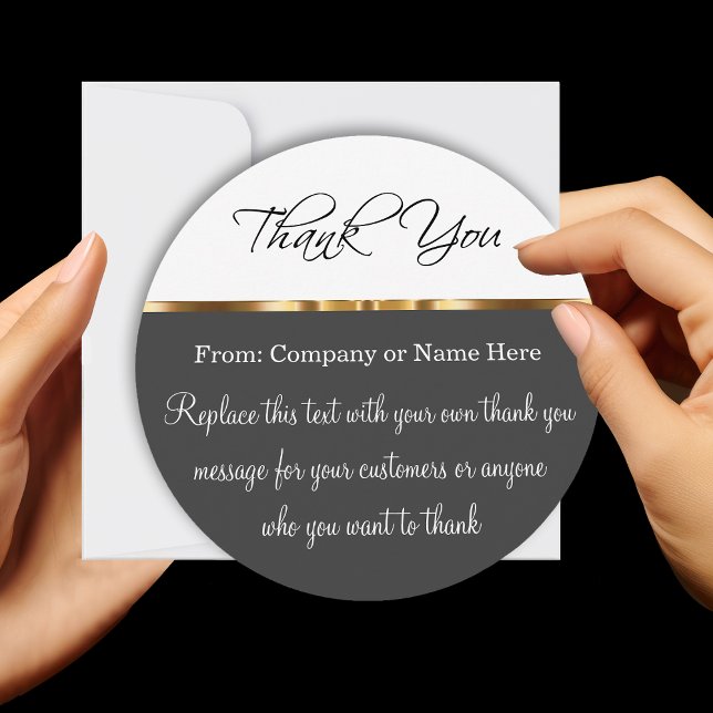 Tack för klassade Guld-kort med kuvert (Skapare uppladdad)