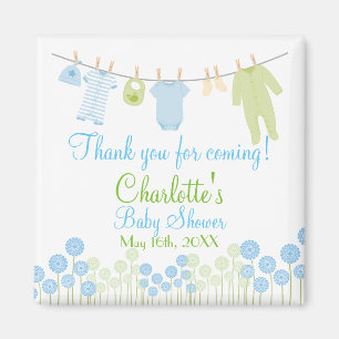 Tack för kommande! Beklär lite baby shower Magnet