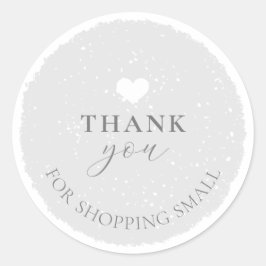 Tack för köp av liten etikett
