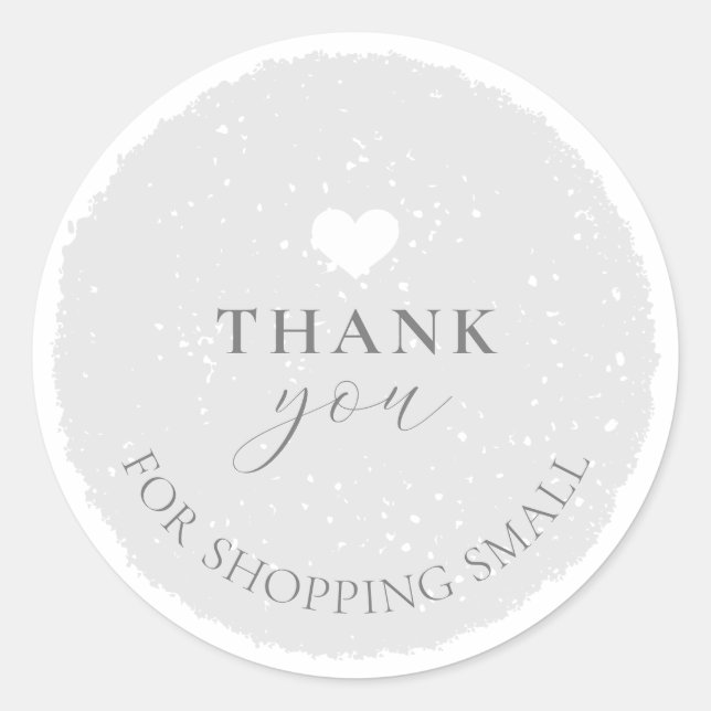 Tack för köp av liten etikett (Framsida)