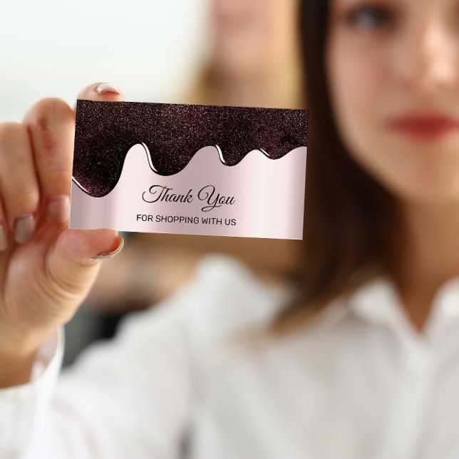 Tack för köp av Ro-drivrutin Choklad Visitkort (Skapare uppladdad)