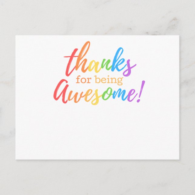 Tack för kortet helg vykort (Framsida)