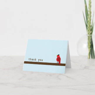 Tack för kortet - kardinal