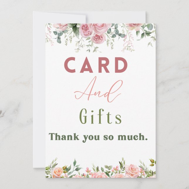 Tack för kortet kort (Framsida)