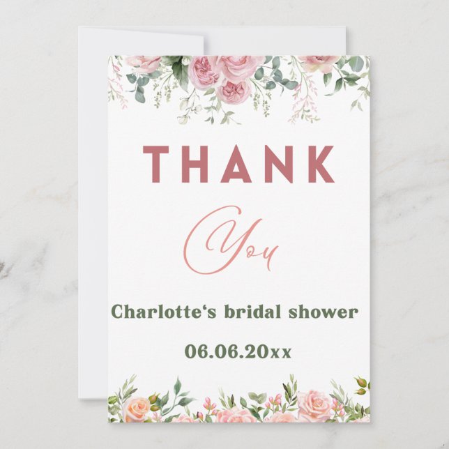 Tack för kortet kort (Framsida)