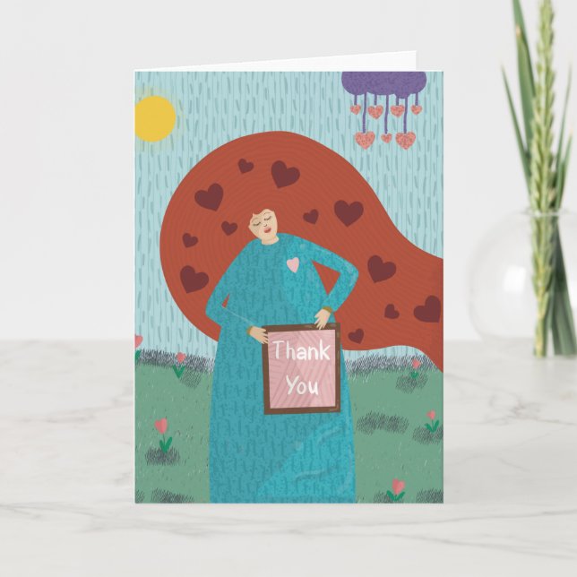 Tack för kortet (tomt) kort (Framsida)