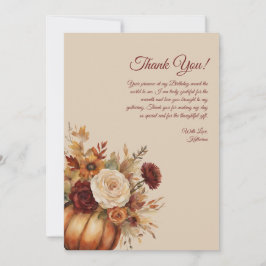 Tack för kortfärgsdockan och blommor- inbjudningar