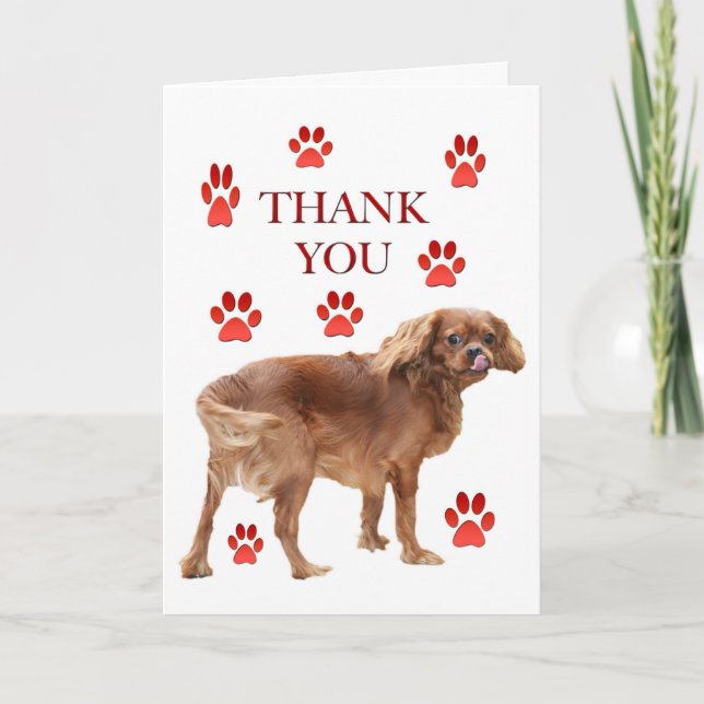 Tack för kötthälsningskort kort (Framsida)