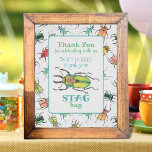 Tack för Kryp-partiet kärlek Poster<br><div class="desc">Denna inramningsbara skylt från Tack party påminner gästerna att komma ihåg att ta sin party favors. Perfekt för ett kryp-temat barns födelsedag party med flagggåvor (swag säck), gör det här söta party-tecknet en roligt till din dekoration! Matchande produkter som finns i min insamling av Födelsedagsfester i Kärlek Kryp! Ordna i...</div>