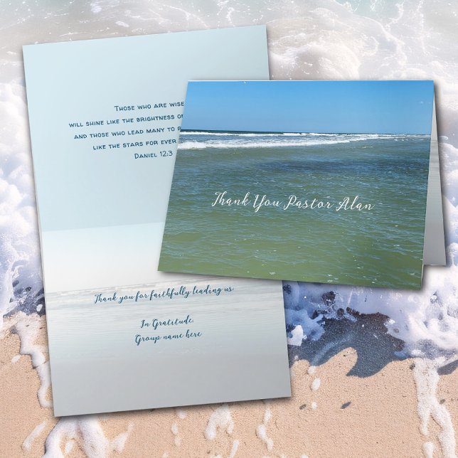 Tack för kyrkledarskap från gruppkort kort (Skapare uppladdad)