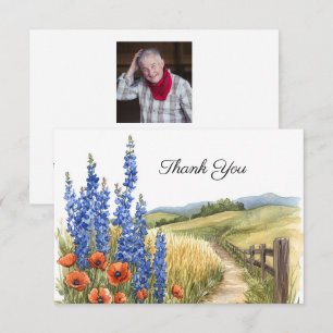 Tack för landsidesfotofoto (Bereavement Foto) Kort