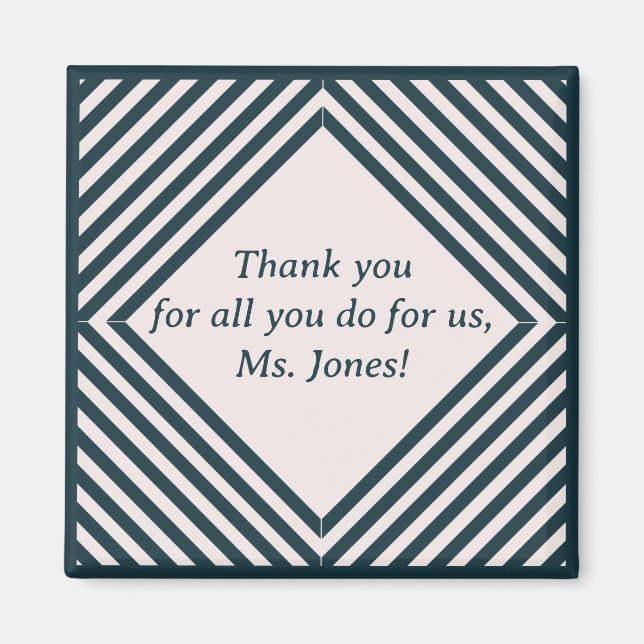 Tack för lärare magnet (Framsidan)