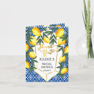 Tack för Lemons Tropical Möhippa Mediterranean Kort