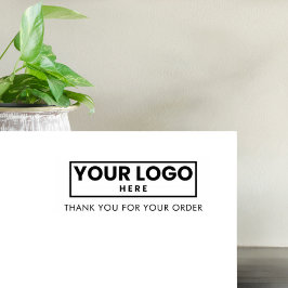 Tack för Logotyp av personlig i affärsfrämjande sy Stämpel