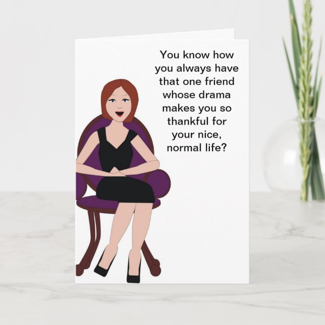 Tack för lyssnande hälsningkort kort (Framsida)