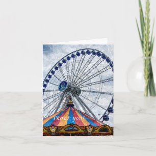 Tack för marin pir Ferris Wheel Kort