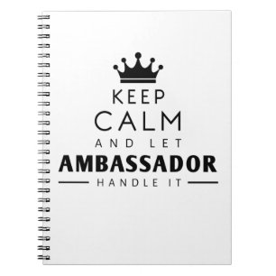 Tack för märkets ambassadör. anteckningsbok