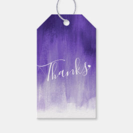 Tack för märkre med förmånserbjudanden för lila ab presentetikett