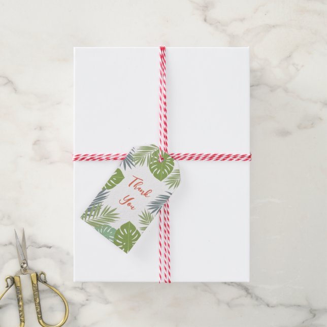 Tack för märkrn för första födelsetalet. presentetikett (Med Snöre)