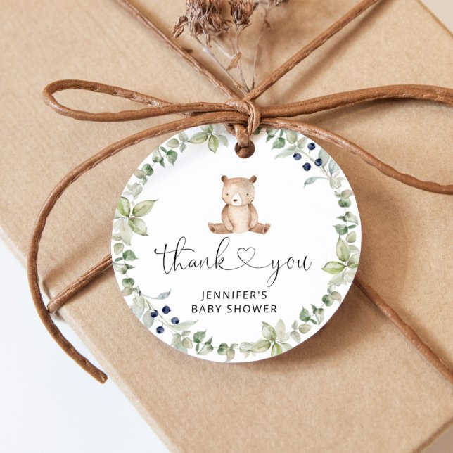 Tack för märkrn gåvor etiketter (Skapare uppladdad)