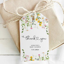 Tack för märkrn med vildblommor