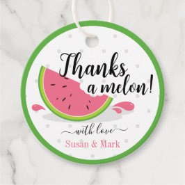 Tack för Märkrn Melon Watermelon Tack Gåvor Etiketter