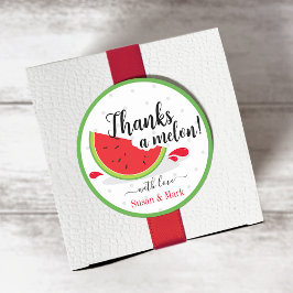 Tack för Märkrn Melon Watermelon Tack Runt Klistermärke