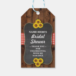 Tack för Märkrn Wood Chalk Solros Möhippa Presentetikett