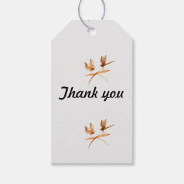 Tack för märkrna presentetikett