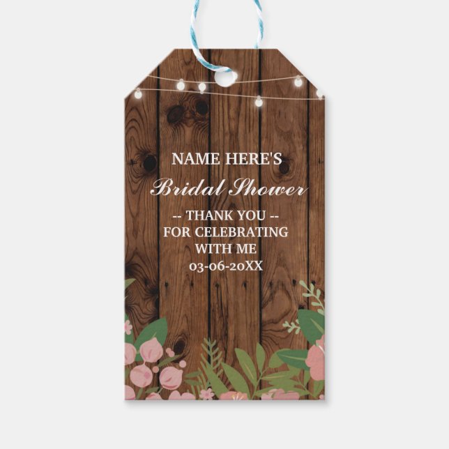 Tack för Märkrns Blommigt Favoriter-Möhippa Presentetikett (Framsidan)