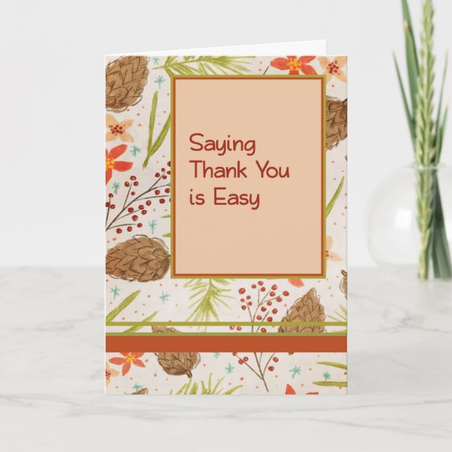 Tack för medarbetaren, Gräs Cones & Berries (Framsida)