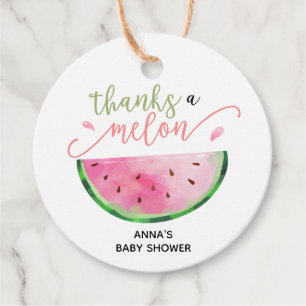 Tack för Melon Watermelon Tack Gåvor Etiketter