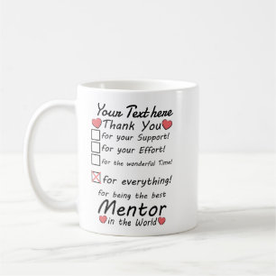 Tack för mentor Teacher - årsslut Kaffemugg