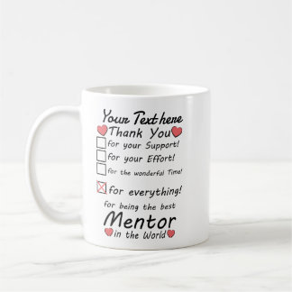 Tack för mentor Teacher - årsslut Kaffemugg