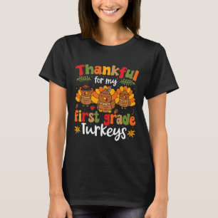 Tack för min första Klass-Thanksgiving för kalkone T Shirt