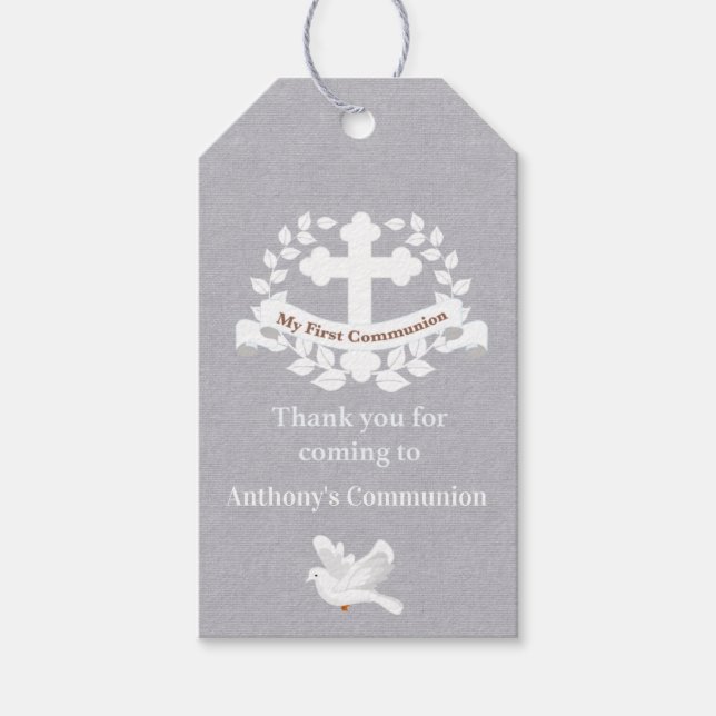 Tack för min första Märkre i kommissionen Presentetikett (Framsidan)