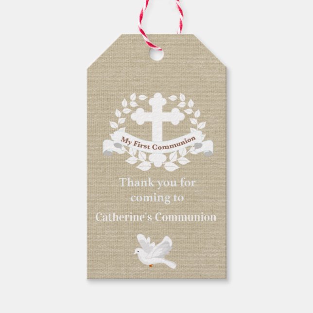 Tack för min första Märkre i kommissionen Presentetikett (Framsidan)