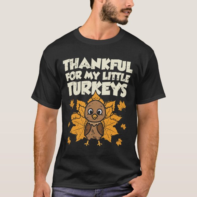 Tack för min lilla Thanksgiving för kalkoner. T Shirt (Framsida)