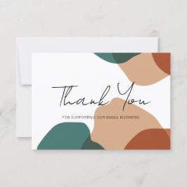 Tack för minimalistisk korrigering av Abstrakt Kort