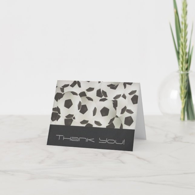 Tack för moderna fotbollsboxar kort (Framsida)