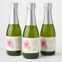 Tack för Möhippa av elegant Rosa Blommigt Anpassni