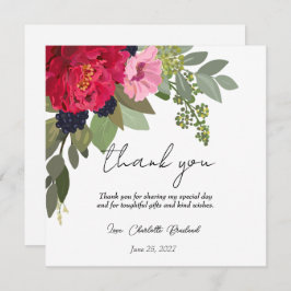 Tack för Möhippa av färgstark Peony-Blommigt