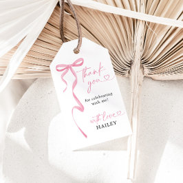 Tack för Möhippa i rosa fält, favorittaggar Presentetikett